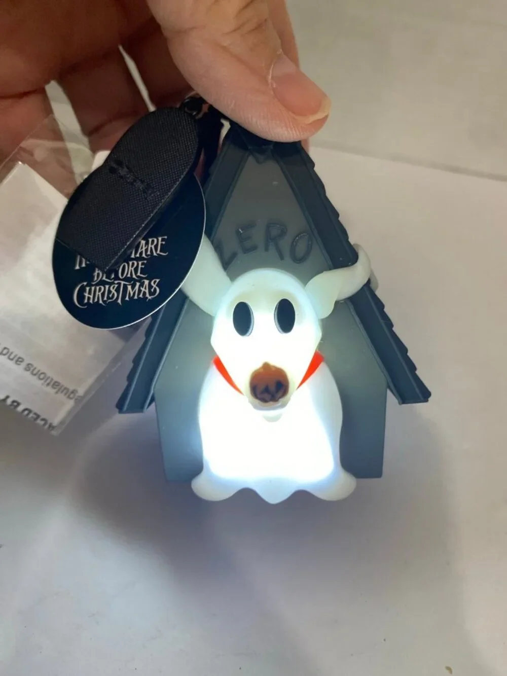 Disney The Nightmare Before Christmas Light Up Zero Pocketbac Holder NEW